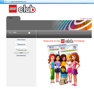 screenshot d'un cybersquatting de Lego