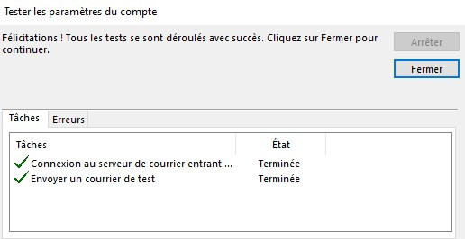 Configurer Zimbra pro - étape 4