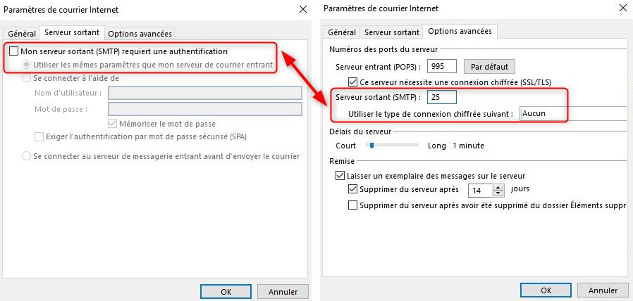 Configurer Zimbra standard - étape 4